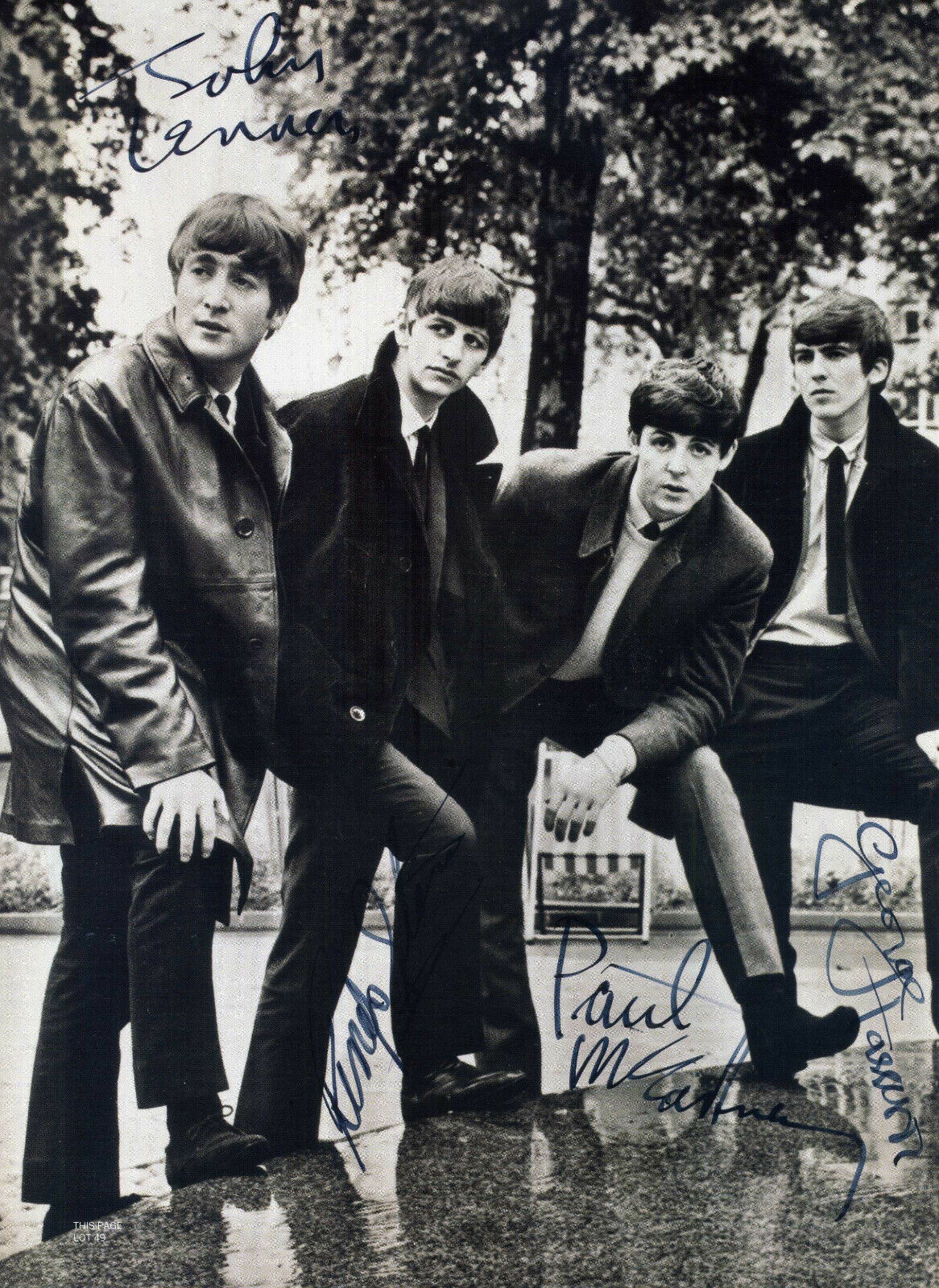 THE BEATLES Signed Photo Poster paintinggraph - Rock & Pop Legends - Preprint