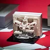 2025 Unicorn Gundam 3D Sticky Notes Mobile Suit Peripheral Model 3D Hand-torn Paper Sculpture Decompression Note Desktop Ornaments