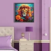 Diamond Painting-DIY Full Round Drill Lion(40*40 CM)