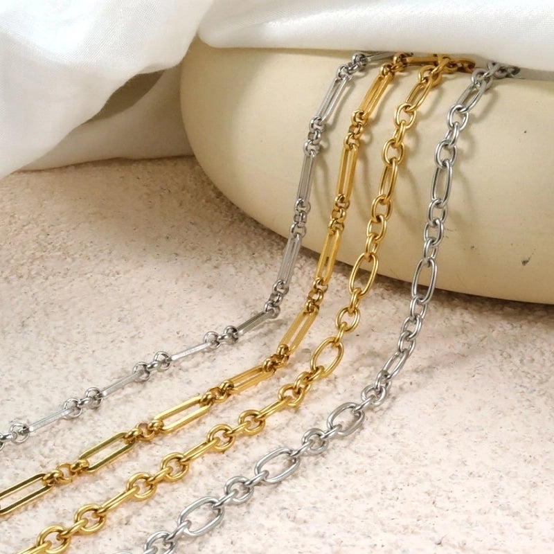 Minimalist Commute Geometric 304 Stainless Steel Plating Necklace