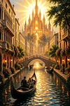 Luxury AB Velvet Diamond Painting Kit - Architecture