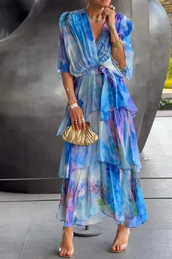 MOLLY - ELEGANT CHIFFON DRESS! 