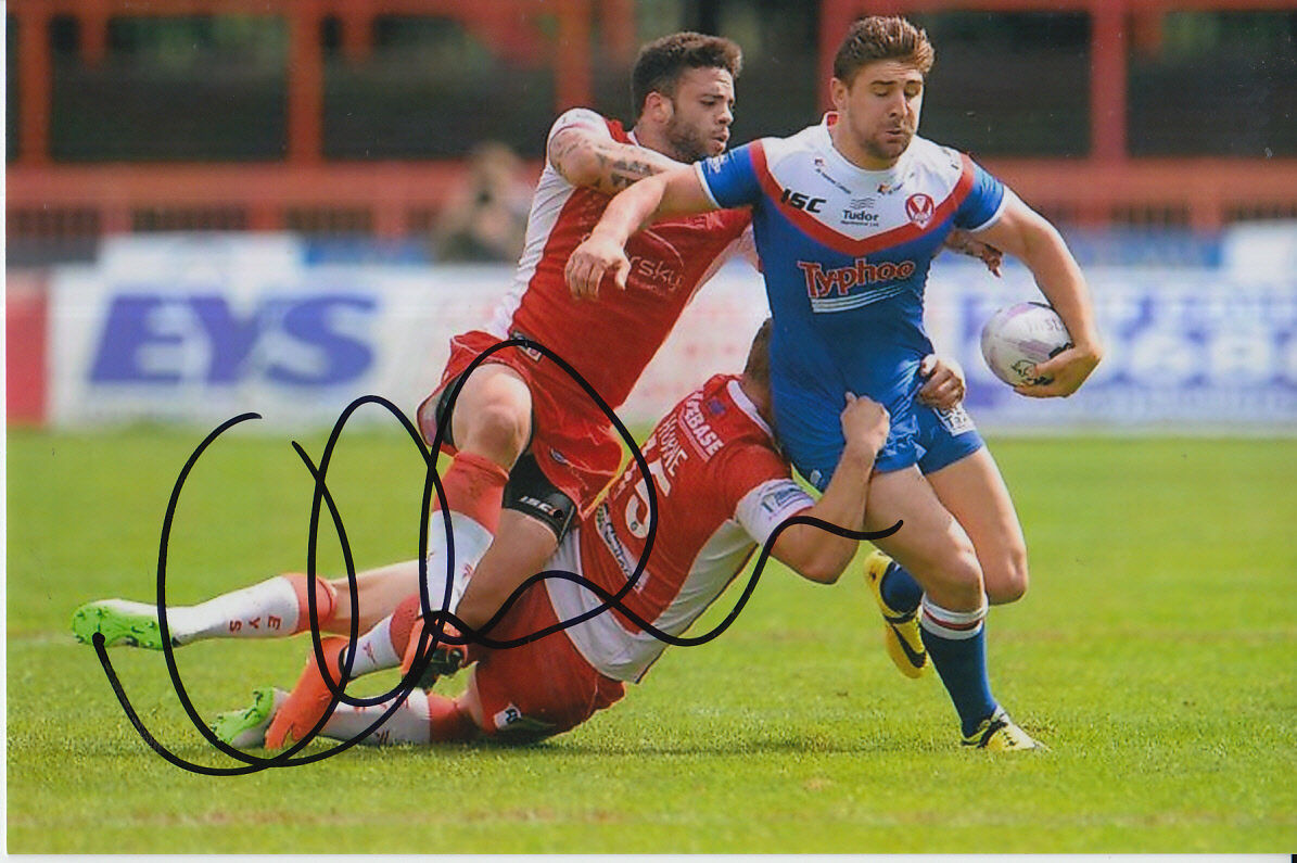 ST HELENS HAND SIGNED TOM MAKINSON 6X4 Photo Poster painting 9.