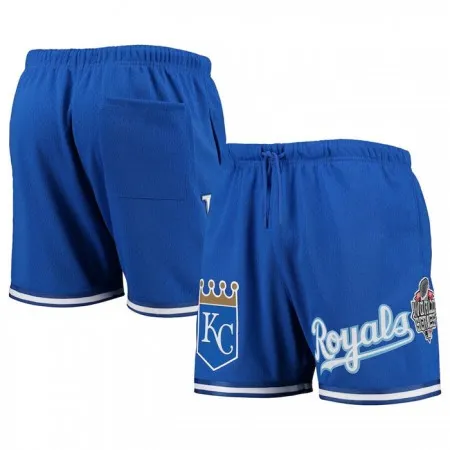 Men's Kansas City Royals Royal Team Logo Mesh Shorts