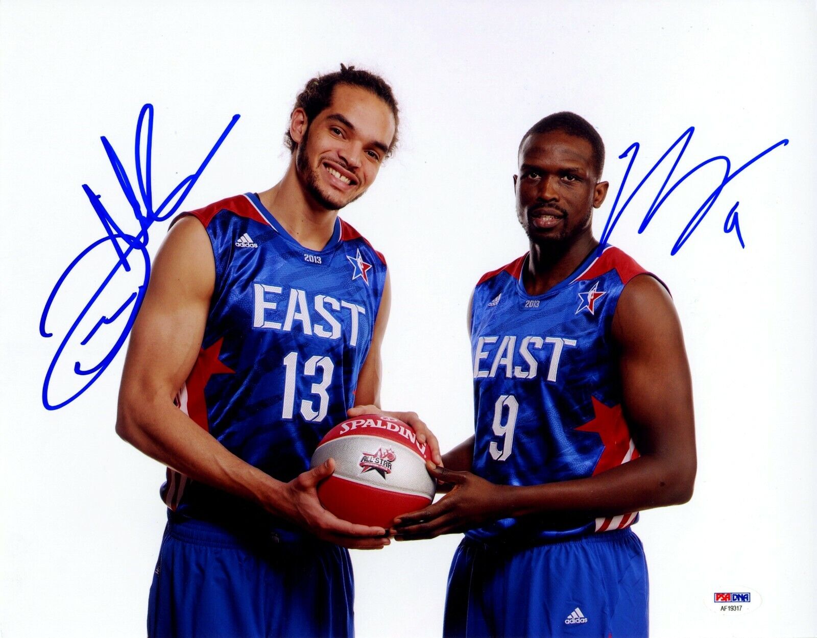 Joakim Noah Luol Deng Signed 11x14 Photo Poster painting PSA COA Auto Dual Bulls All Star Heat