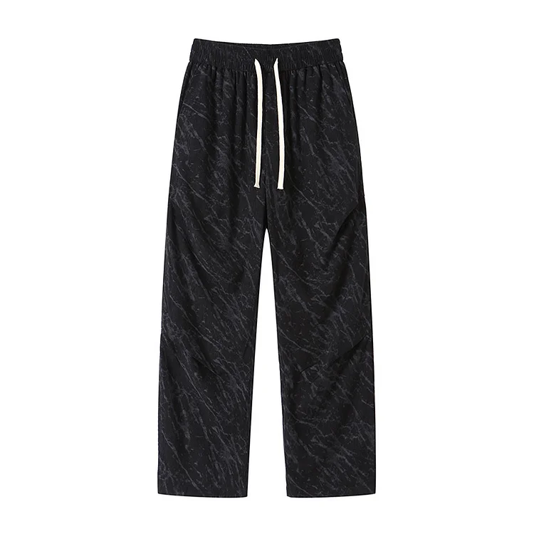 Unsix American High Street Trendy Corduroy Paratrooper Wide Leg Pants