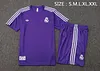 2025/2026 Real Madrid pre-match training Purple Shirt+Shorts 1:1 Thai Quality