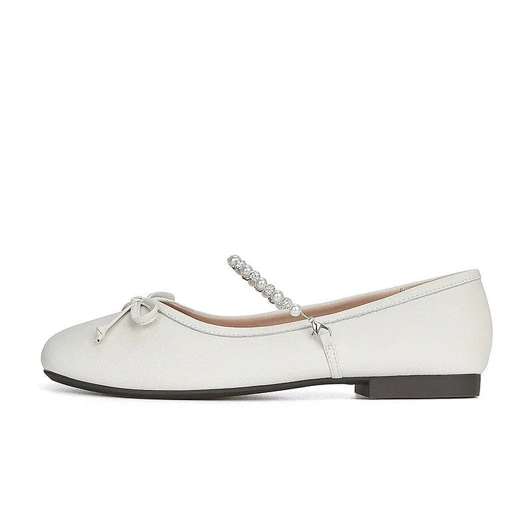 Square Toe Ballerina Mary Jane Flats  Stunahome.com