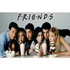 Friends-Full rond diamant peinture-85 * 55cm-grande taille