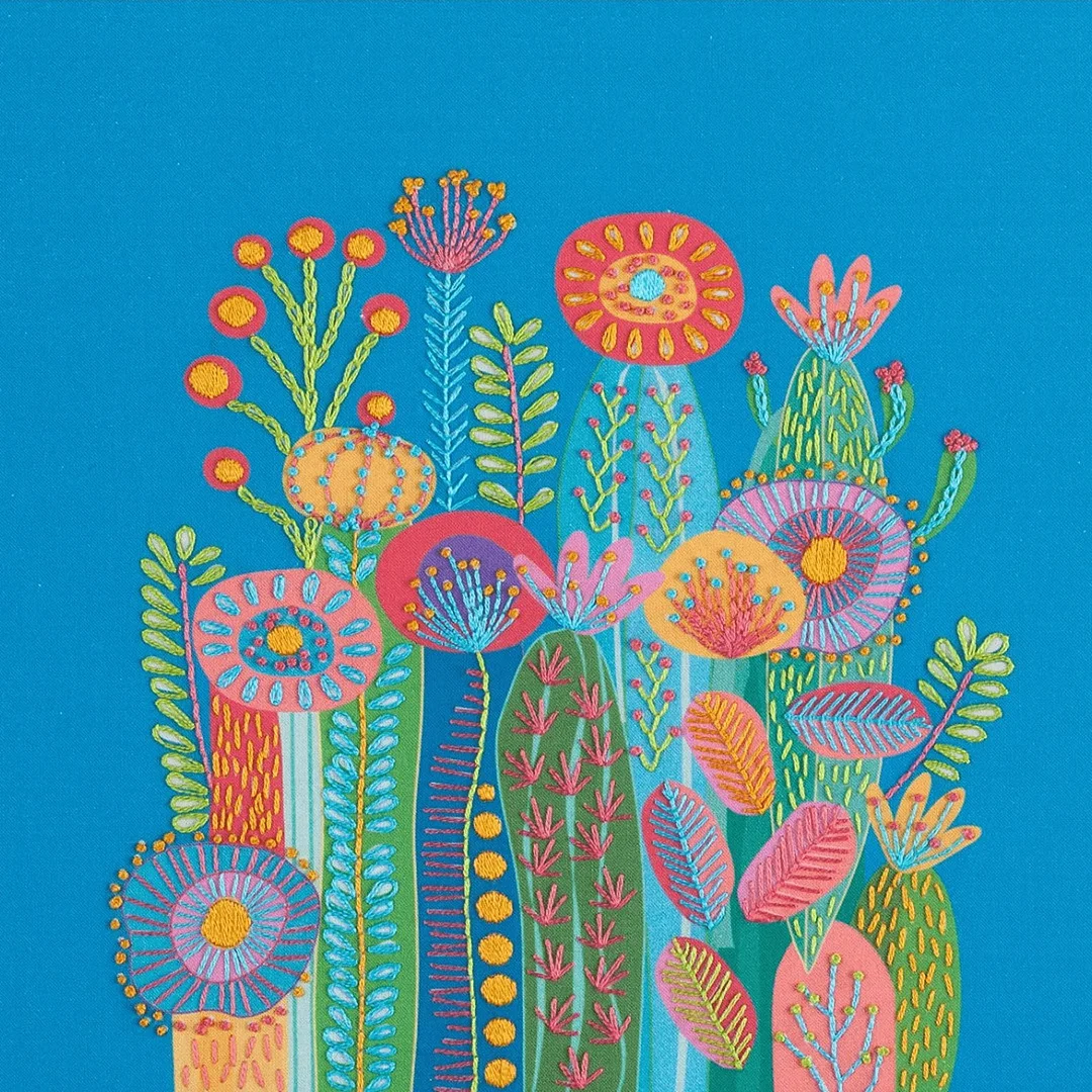 Interesting Cactus Hand Embroidery Kit