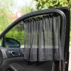 Car Sun Shield Black Mesh Car Window Privacy Curtain General Used