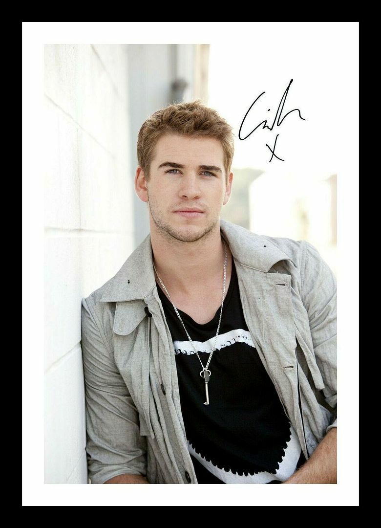 Liam Hemsworth Autograph Signed & Framed Photo Poster painting 1