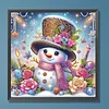 Schneemann 5d DIY Diamond Art Malerei Sets spezielle Form Teilbohrer Kunst 30x30cm