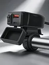 Motorcycle USB Charger 12V Dual USB Type C PD & QC 3.0 Motorcycle Phone Charger with ON/Off Switch for Phone Tablet GPS etc