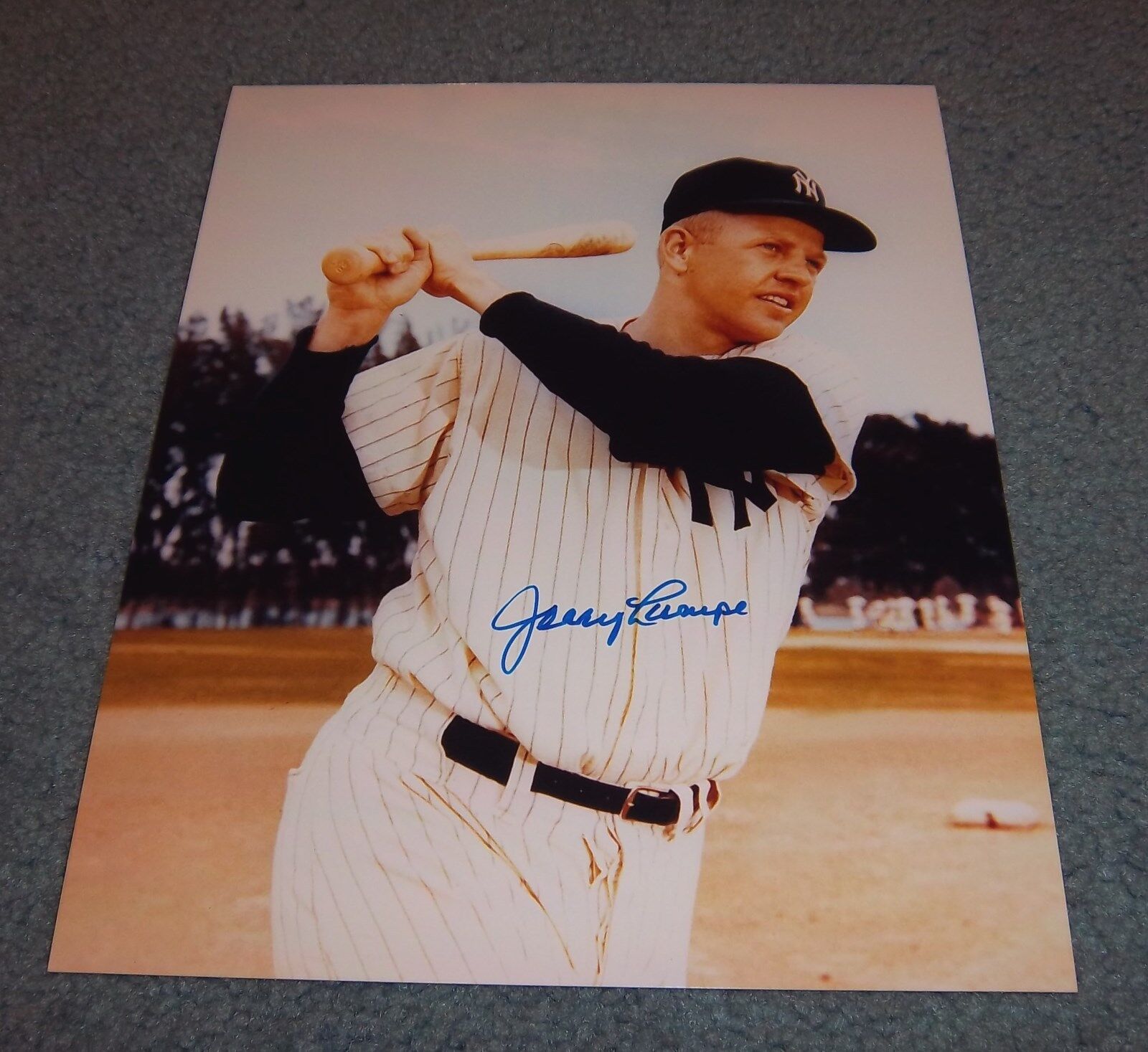 NY Yankees Jerry Lumpe Signed Autographed 8x10 Photo Poster painting