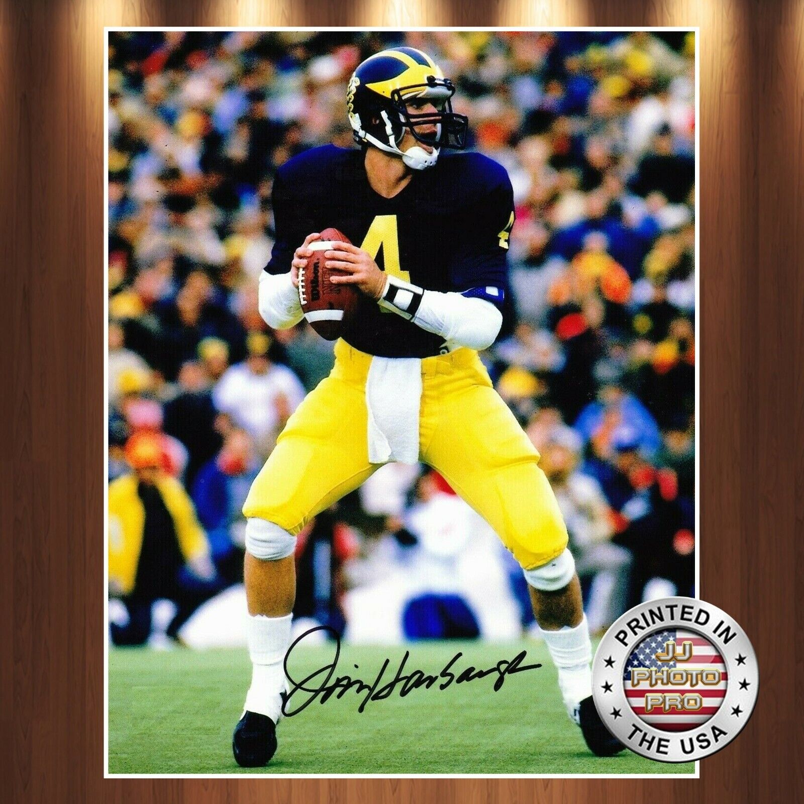 Jim Harbaugh Autographed Signed 8x10 Photo Poster painting (Michigan Wolverines) REPRINT
