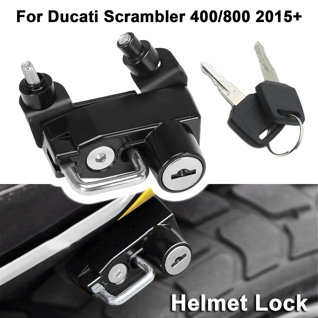 Helmet Lock For Ducati Scrambler 400 800 sixty 2 Models 2015+