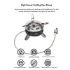 6800W Camping Gas Stove with Storage Bag Foldable Picnic Stove Cooking Accessory