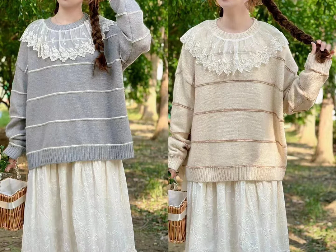 Chicfifth Sweater Women Winter Long Sleeve High Quality Autumn Vintage Top Knitted Cardigan