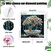 Diamond Painting-DIY Crystal Rhinestone Shell Tree