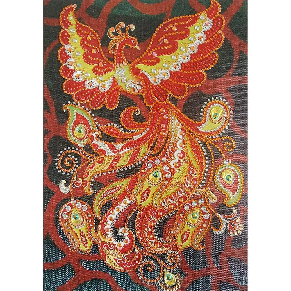 Diamond Painting - Special Shaped Drill - Beautiful Phoenix(30*40cm)