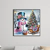 Diamond Painting - Full Round Drill - Snowman(Canvas|40*40cm)
