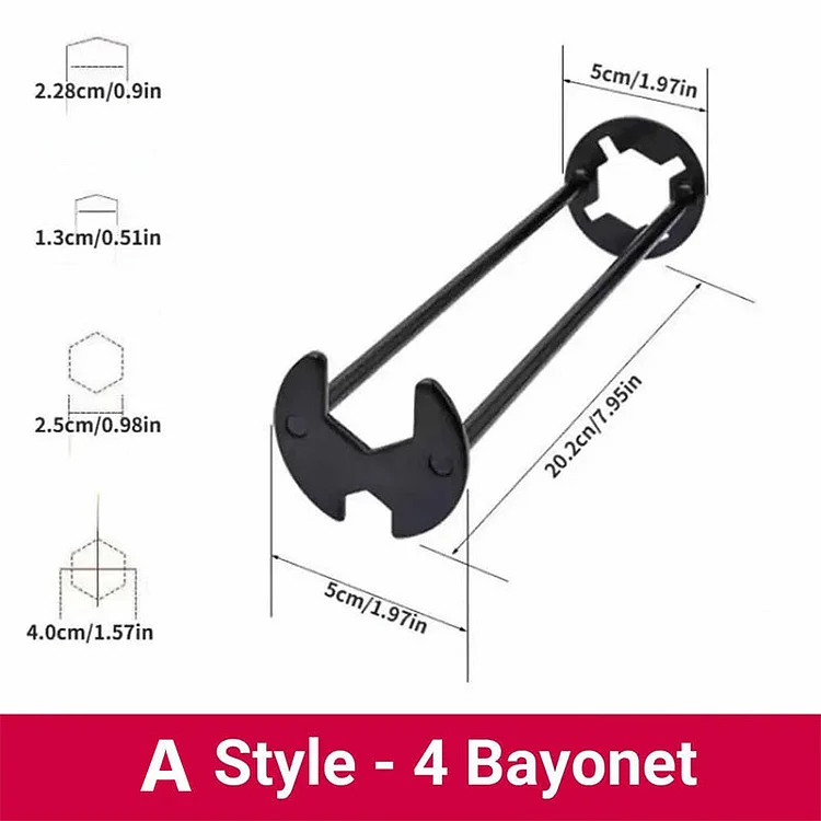 Multifunctional Double-Ended Sink Wrench Tools