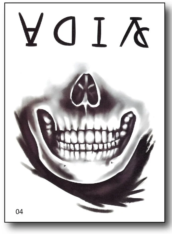 temporary tatoo men horror king tiger temporary tattoo boy waterproof hand tatoo rose mouth robot tattoo sticker water transfer