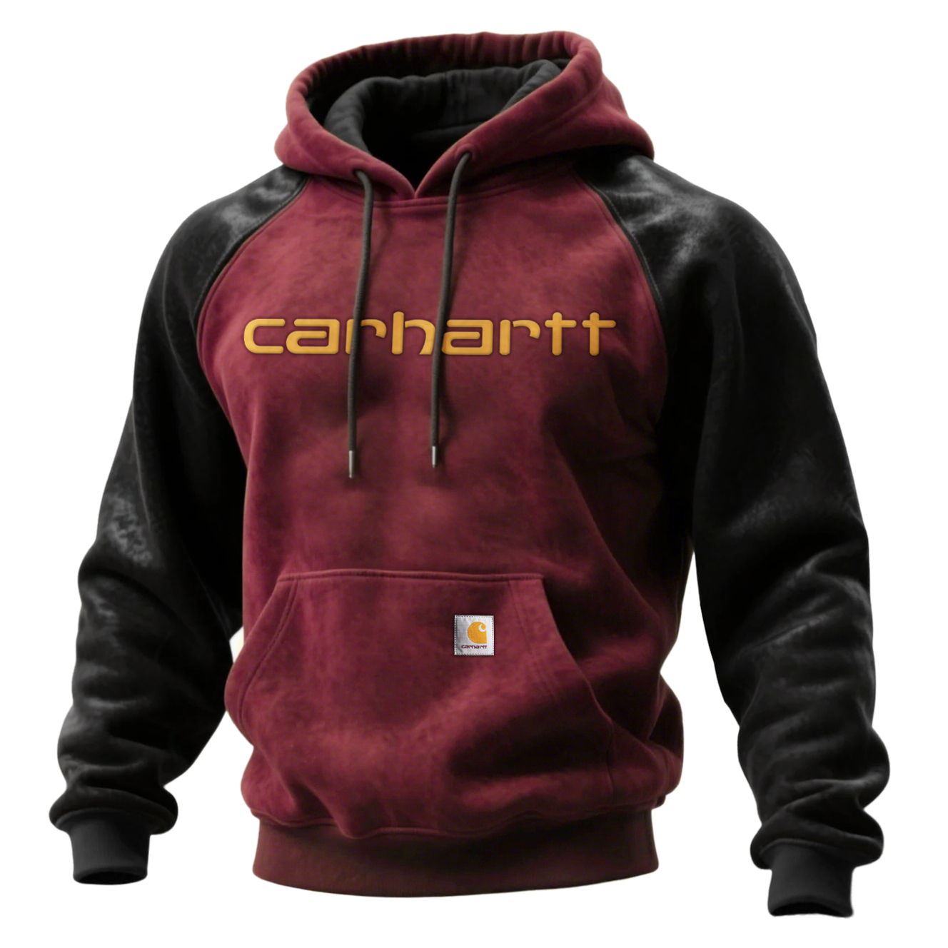 'Carhartt' Outdoor men's casual contrast stitching raglan sleeve hooded sweatshirt retro western sweatshirt
