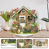 Greenhouse DIY Acrylic Desktop Diamond Art Kit Single-Sided Home Decor