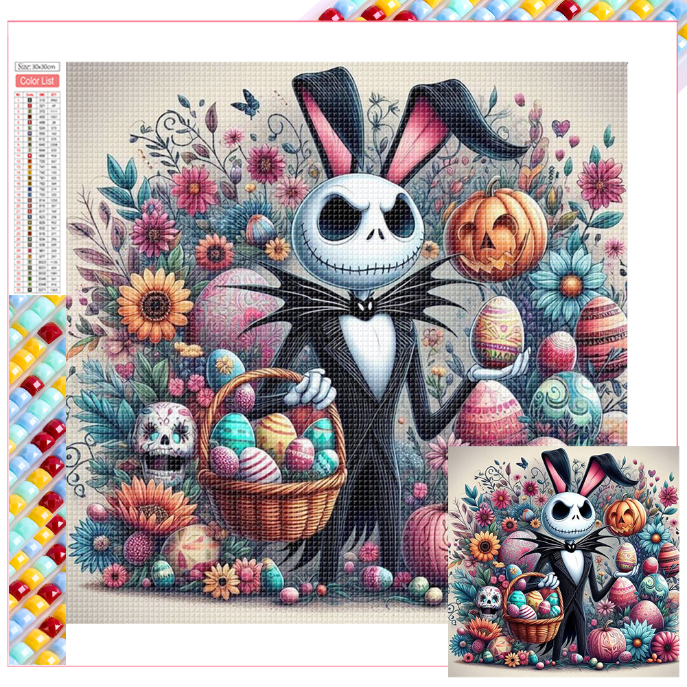 Jack Skeleton'S Easter 40*40cm(picture) full square drill diamond painting