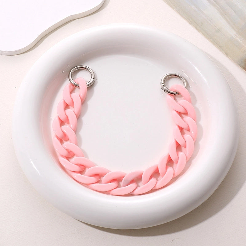 Retro Classic Style Geometric Arylic Mobile Phone Chain