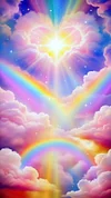 Luxury AB Velvet Diamond Painting Kit - Rainbow Sky