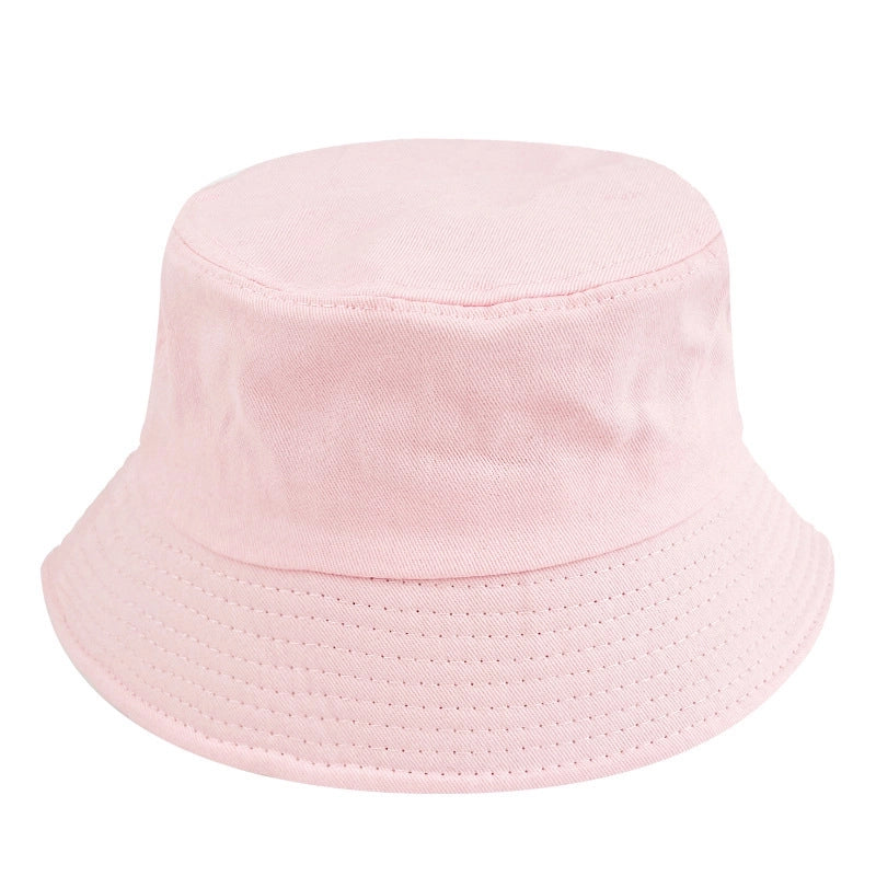 Solid Color Fisherman Hat Solid Color Light Board Pure Cotton Basin Hat Female