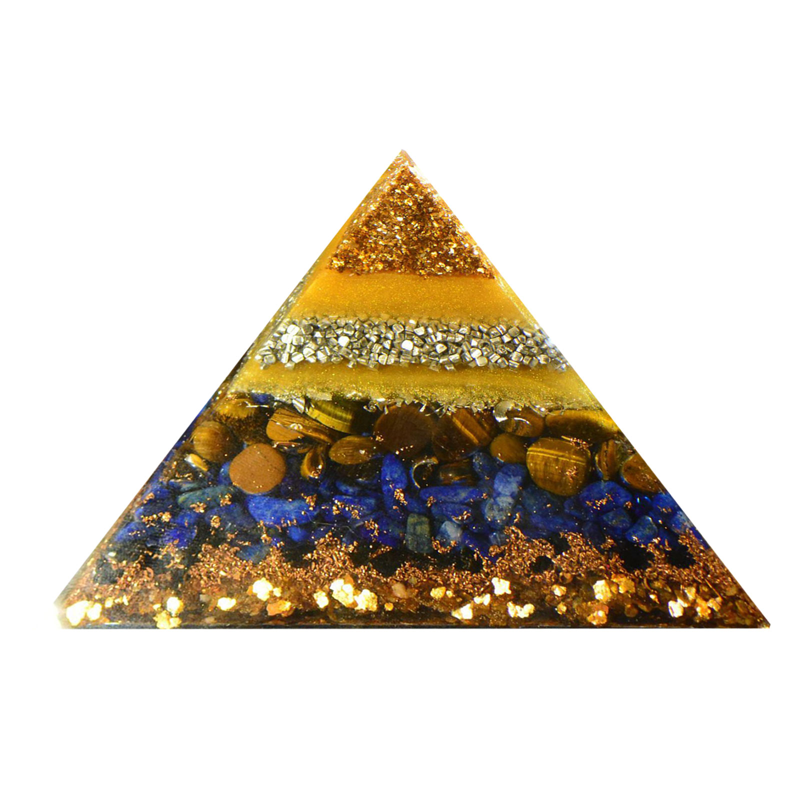 

6cm Natural Orgonite Pyramid Chakra, 501 Original