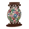 Fleur en bois - Bougeoir artisanal 5d bricolage