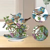 Teetasse Vogel 2d Flachdruck DIY Desktop Diamant Kunst Kits Schlafzimmer Tisch Dekorationen
