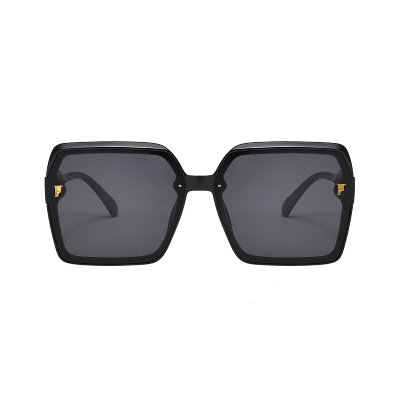 Streetwear Gradient Color Solid Color Pc Square Full Frame Glasses