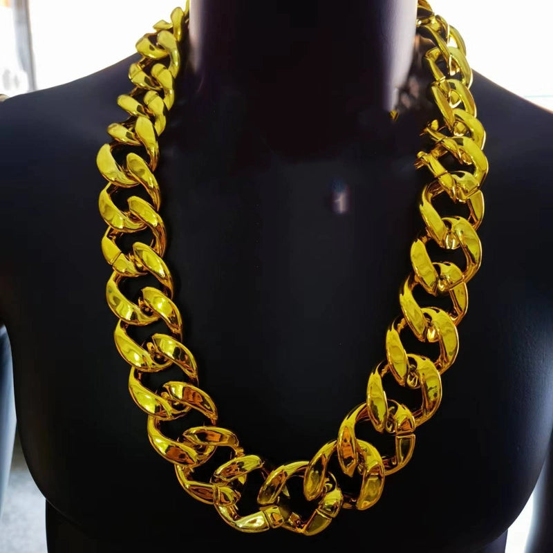 5 Pieces Exaggerated Solid Color Ccb Necklace