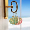 5pcs DIY Halloween Pumpkin Diamond Painting Double Sided Keychains