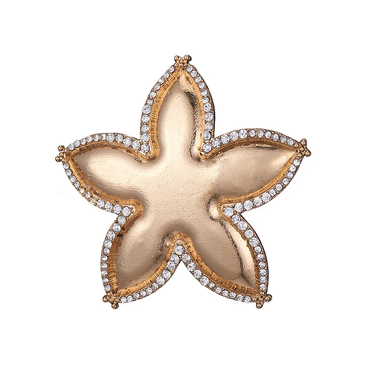 Starfish Rhinestone Hairpin