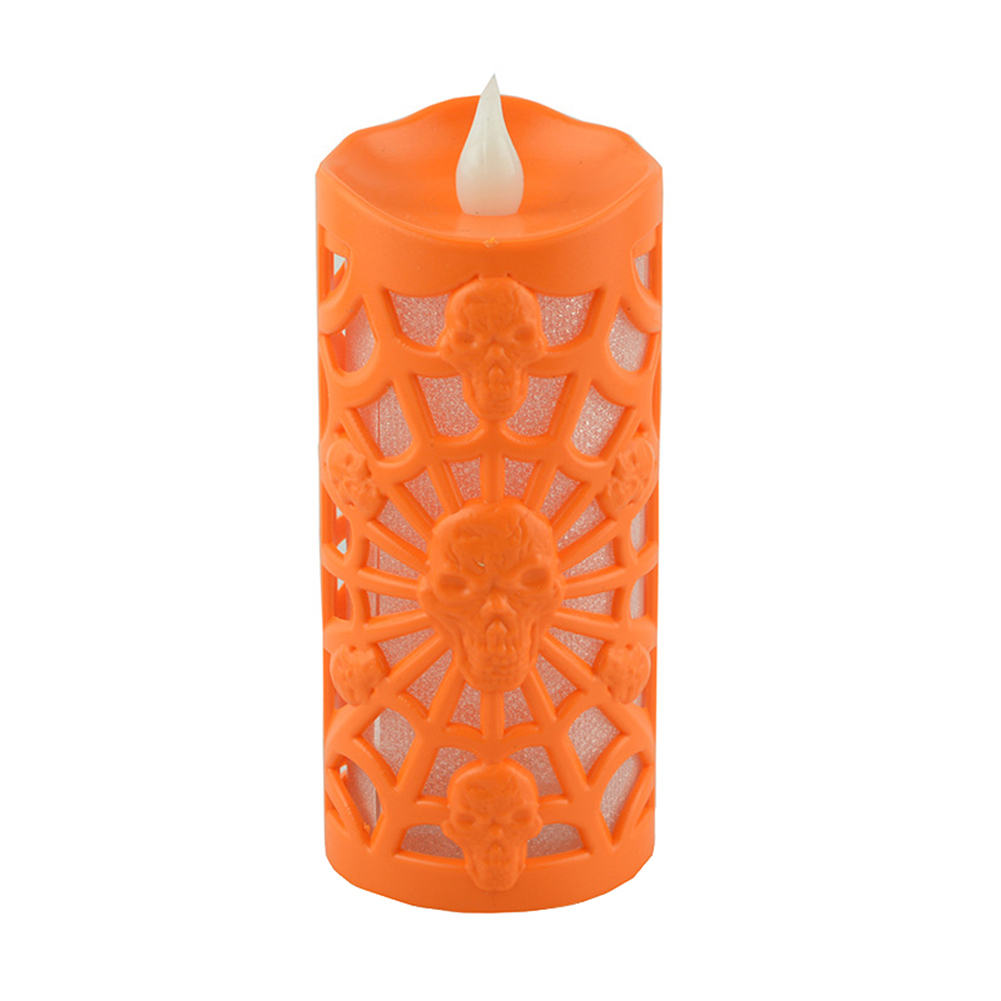 

Halloween LED Skull Spider Candle ation Light, Orange, 501 Original