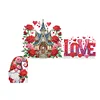Valentines Day Castle Diamond Painting Door Corner Decor 5D DIY Wood Door Topper