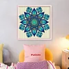 Blue Mandala Pattern-11CT Stamped Cross Stitch 40*40cm/15.75*15.75in tapestrymarket