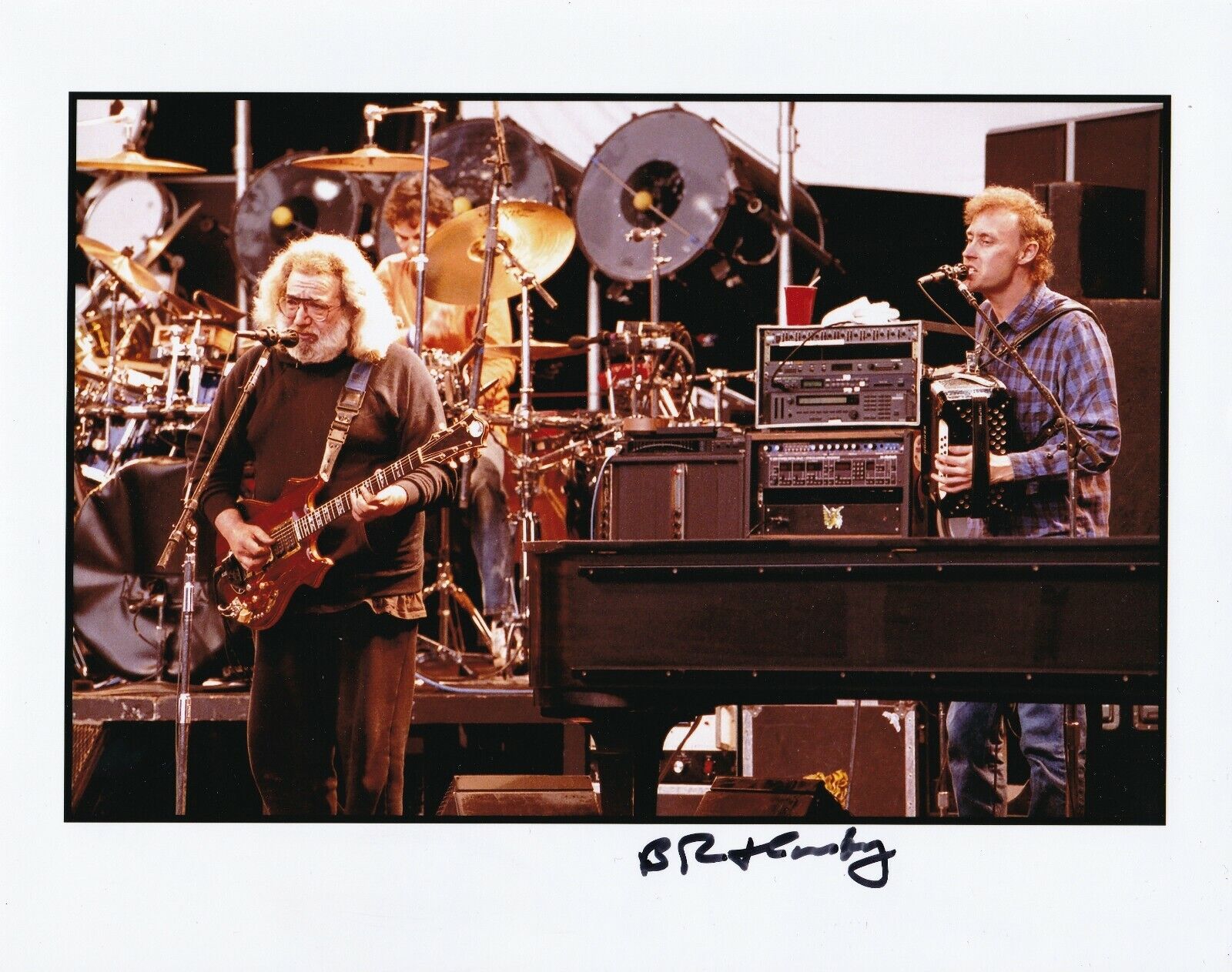 Bruce Hornsby musician REAL hand SIGNED Photo Poster painting #2 COA Jerry Garcia