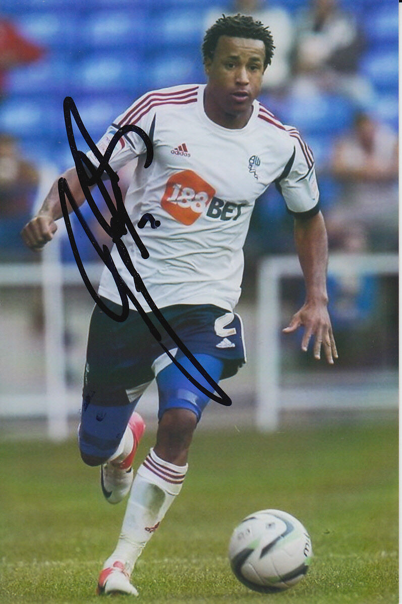 BOLTON WANDERERS HAND SIGNED TYRONE MEARS 6X4 Photo Poster painting.