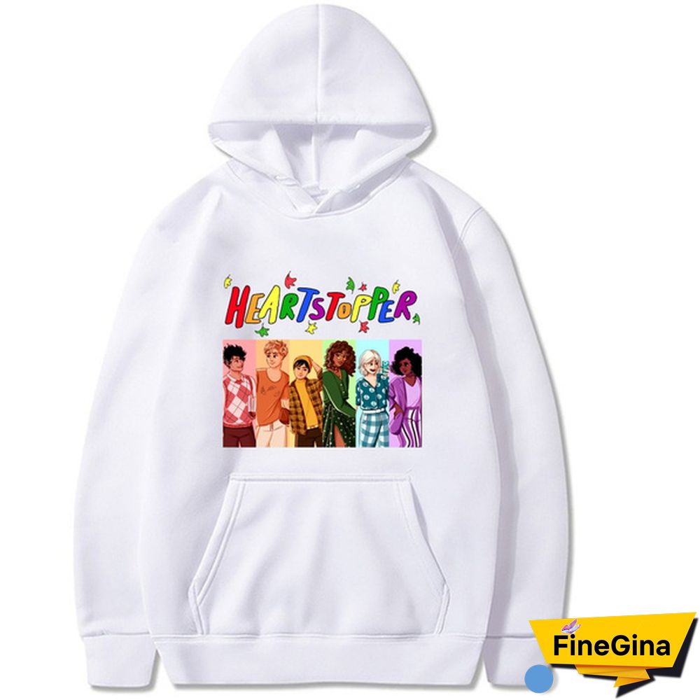 Heartstopper Nick Hoodie Gay Pride June Sweatshirts Cozy Tops Sudadera Felpa Moletom