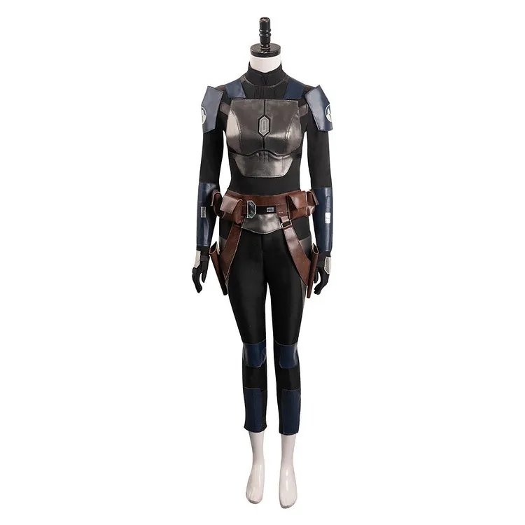Kids Girls The Book Of Boba Fett Bo-Katan Kryze Outfits Halloween Cosplay Costume Suit
