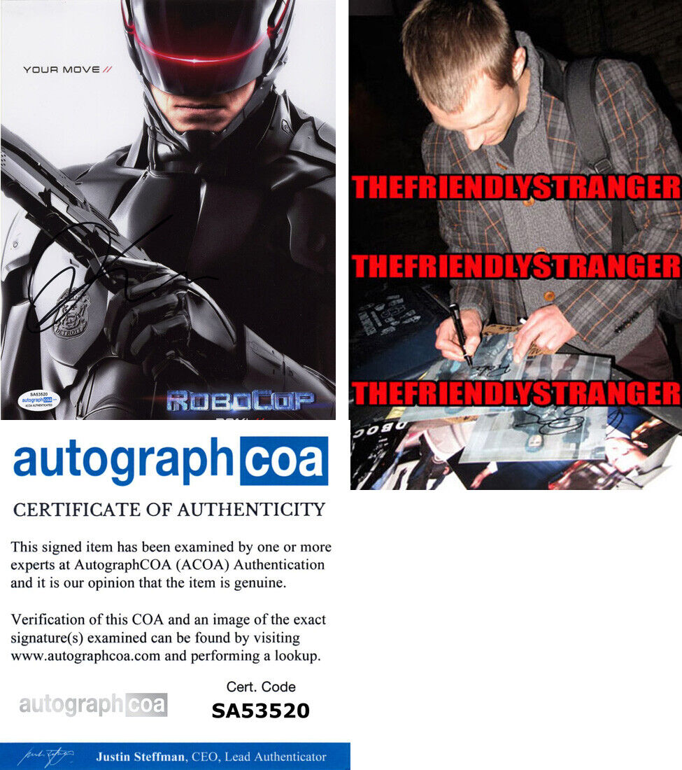 JOEL KINNAMAN signed Autographed ROBOCOP