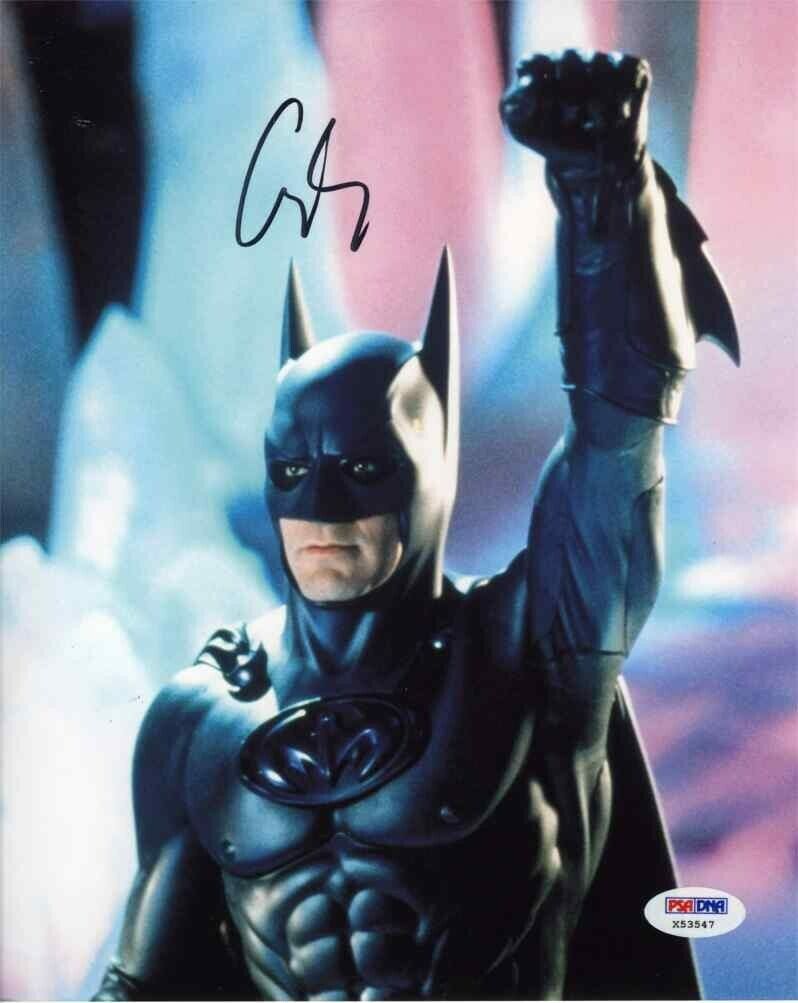 George Clooney 8 x 10 Autographed Photo Poster painting Batman & Robin Must See (Reprint 205)